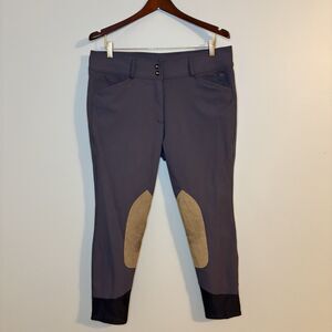 RJ Classics Anna Front-Zip Breeches horseback riding pants Women's 34R MSRP $199